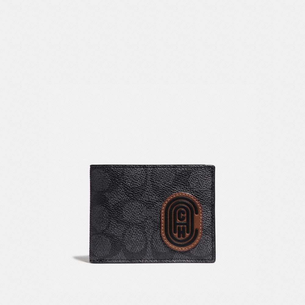 slim coach wallet