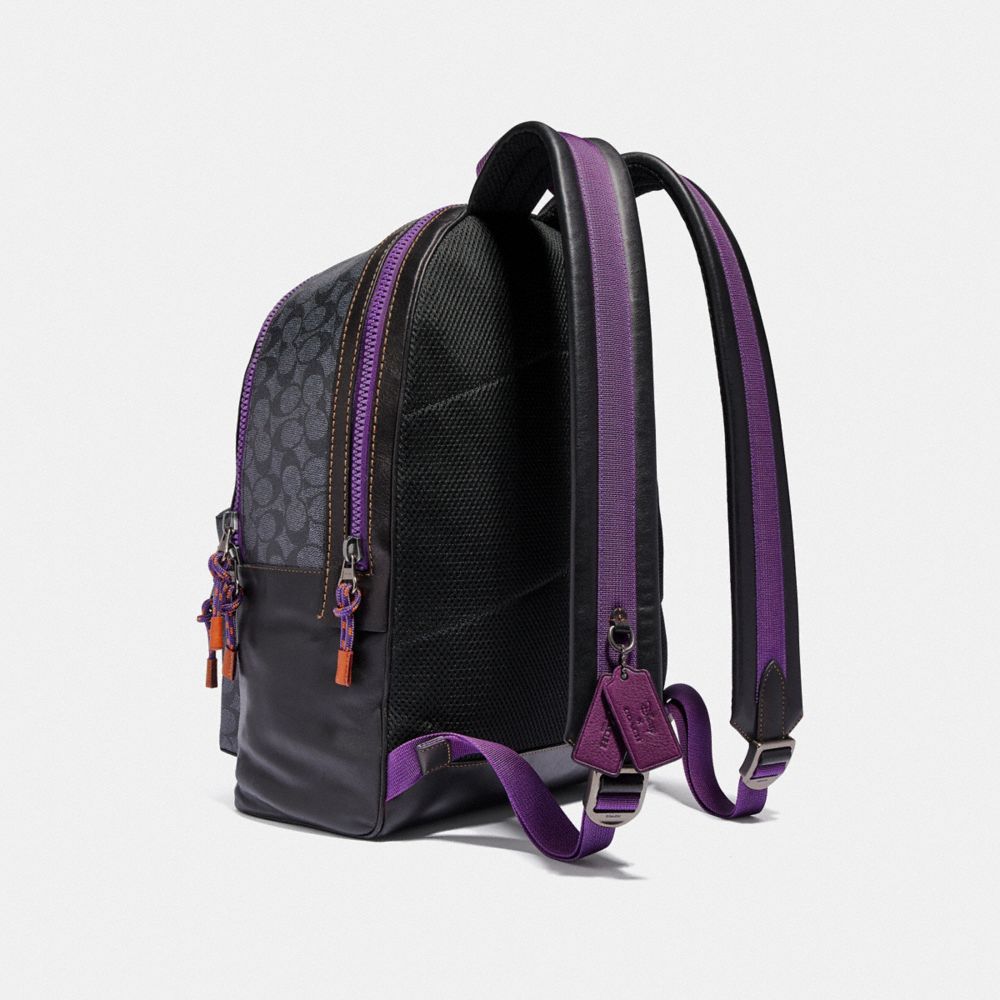 coach backpack purple