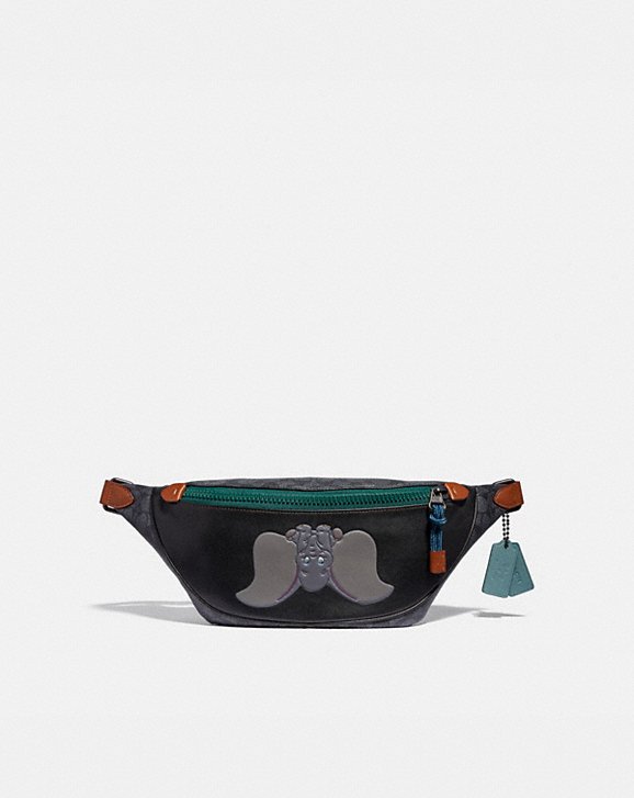 Disney X Coach Signature Rivington Belt Bag With Dumbo