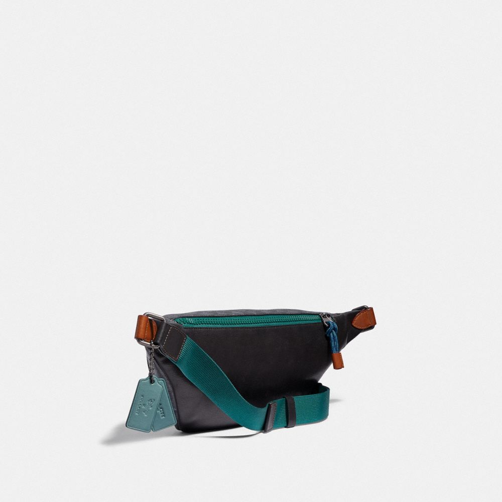 disney x coach signature rivington belt bag with dumbo