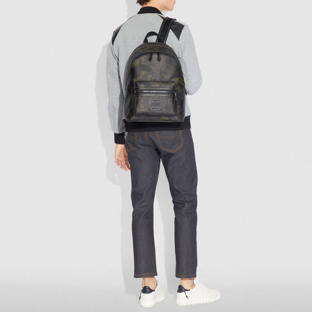 coach academy backpack in signature canvas