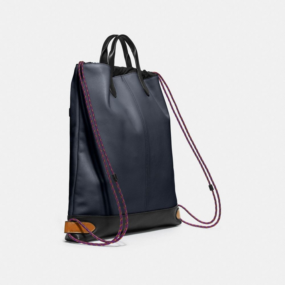 Academy Drawstring Backpack in Colorblock COACH