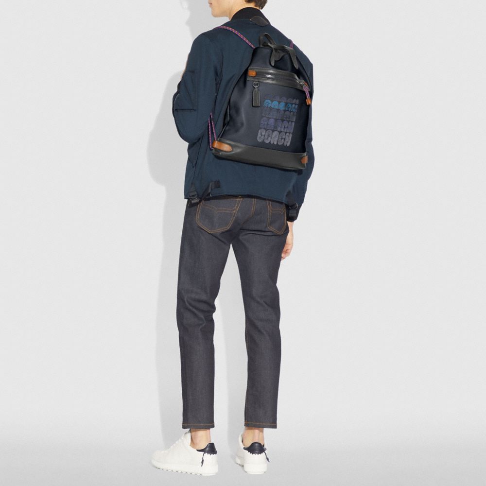 coach academy drawstring backpack