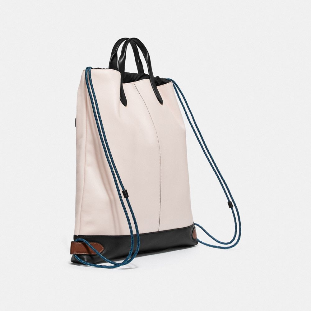 COACH Academy Drawstring Backpack In Colorblock