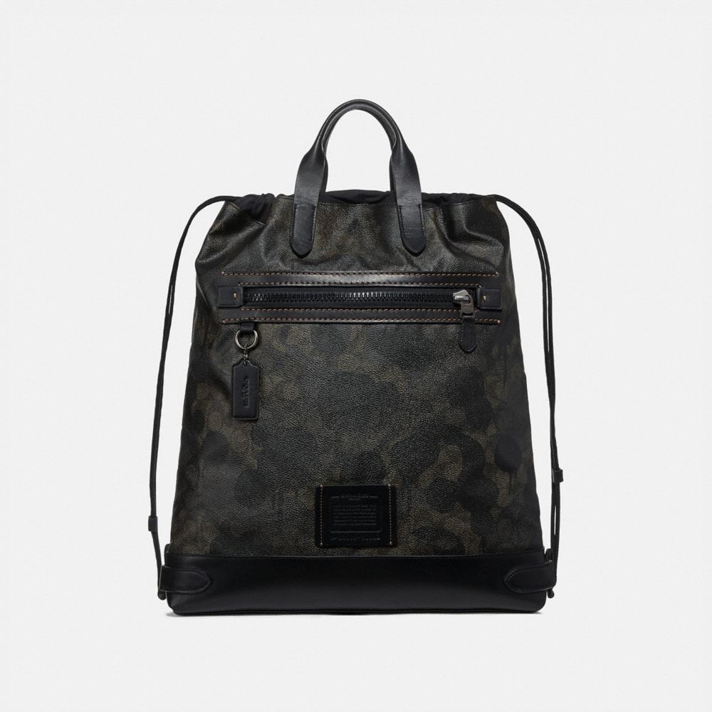 coach academy drawstring backpack