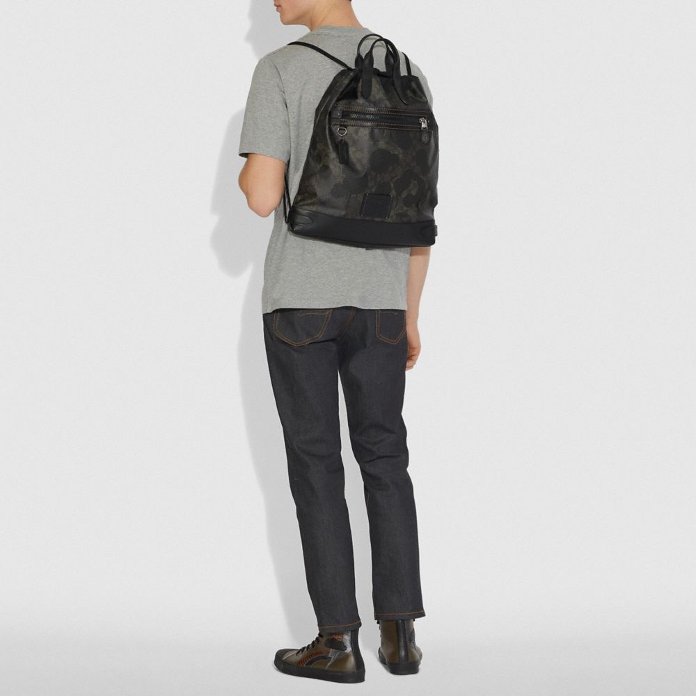 coach academy drawstring backpack