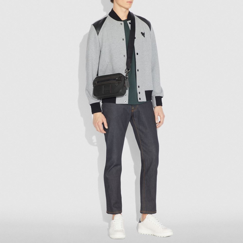 black mens crossbody bag