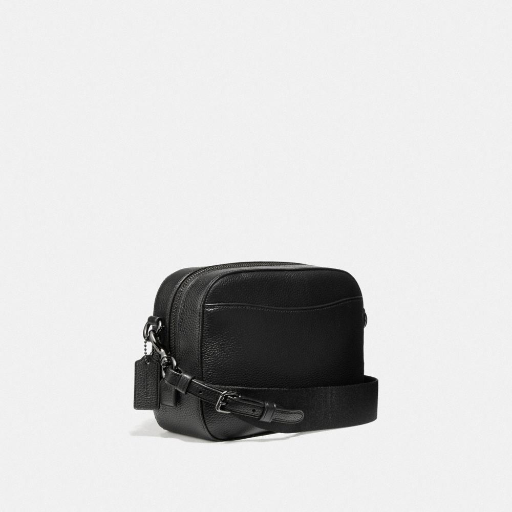 coach camera bag black