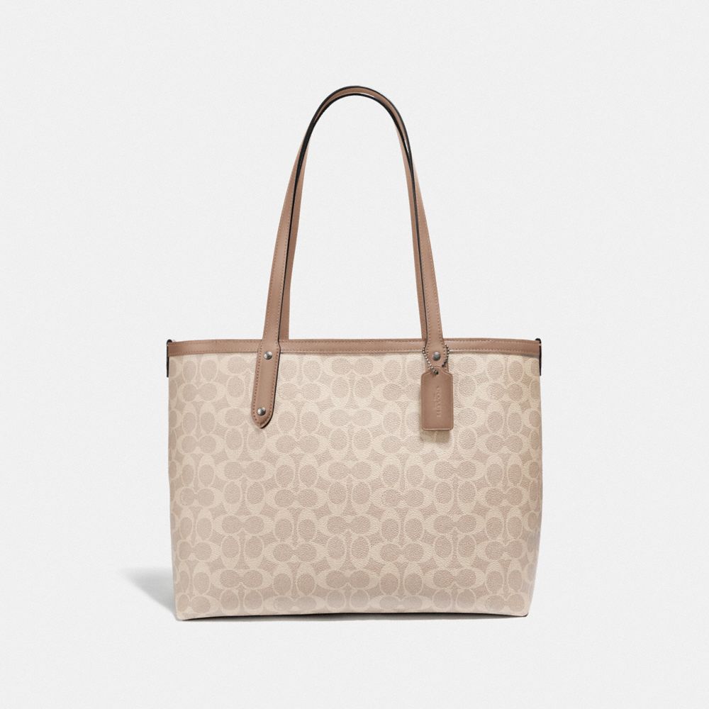 coach zip tote