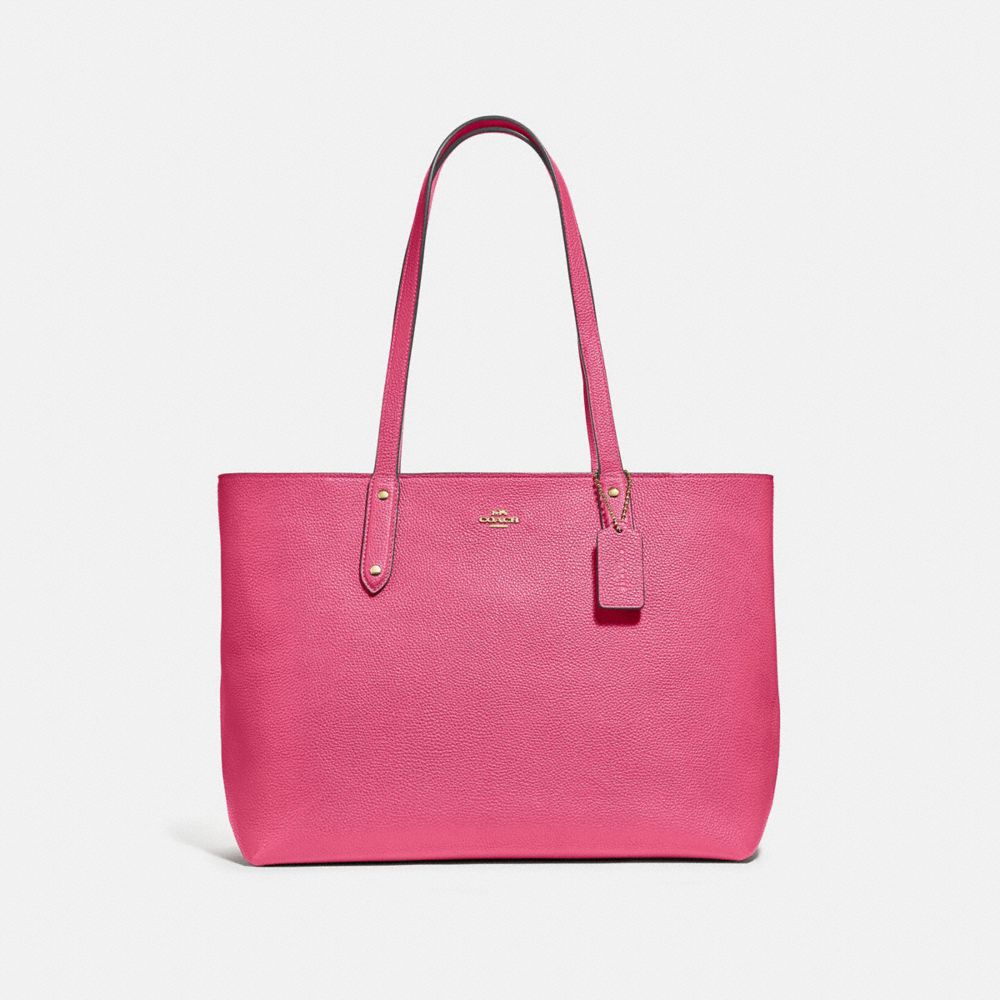 coach pink tote