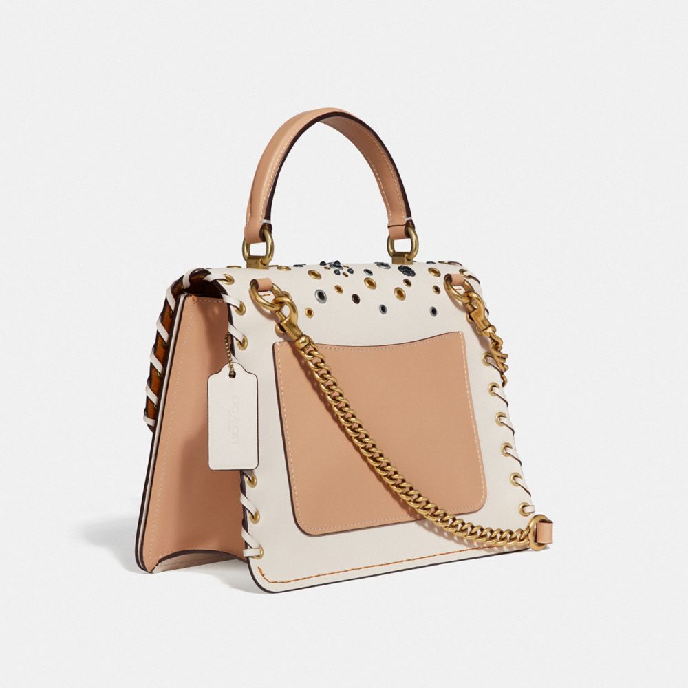 Parker Top Handle With Scattered Rivets COACH