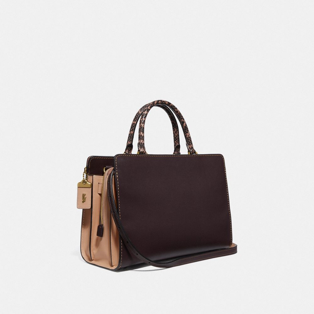 coach colorblock satchel