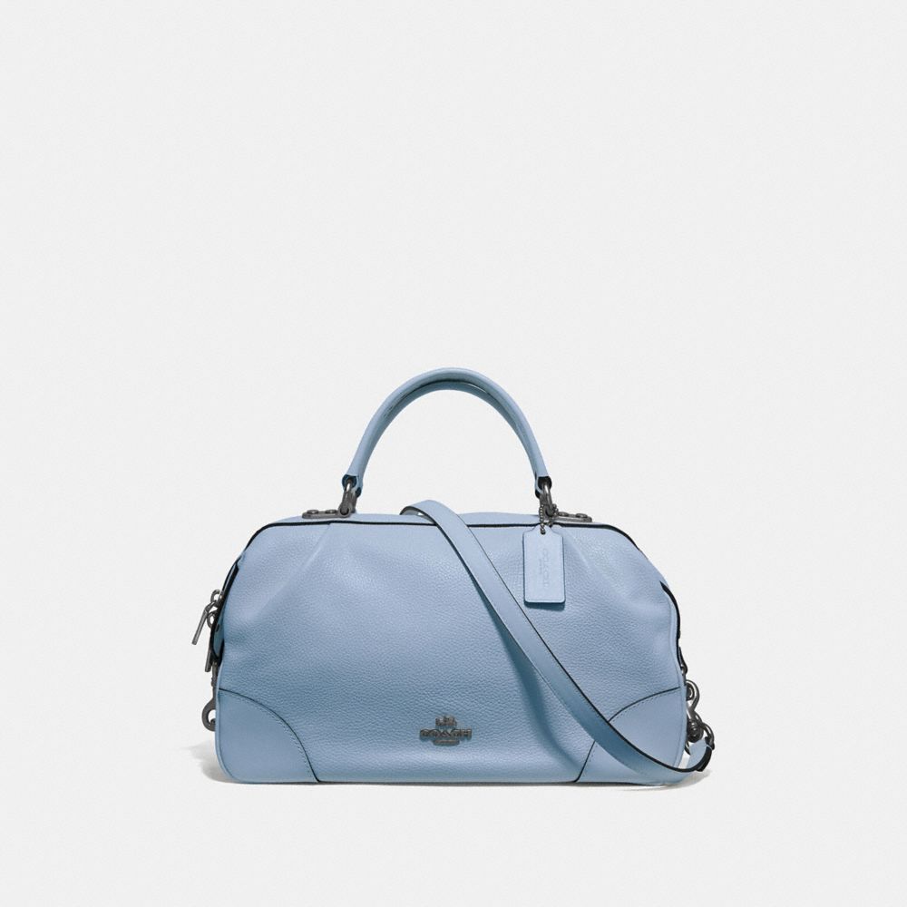 coach blue satchel