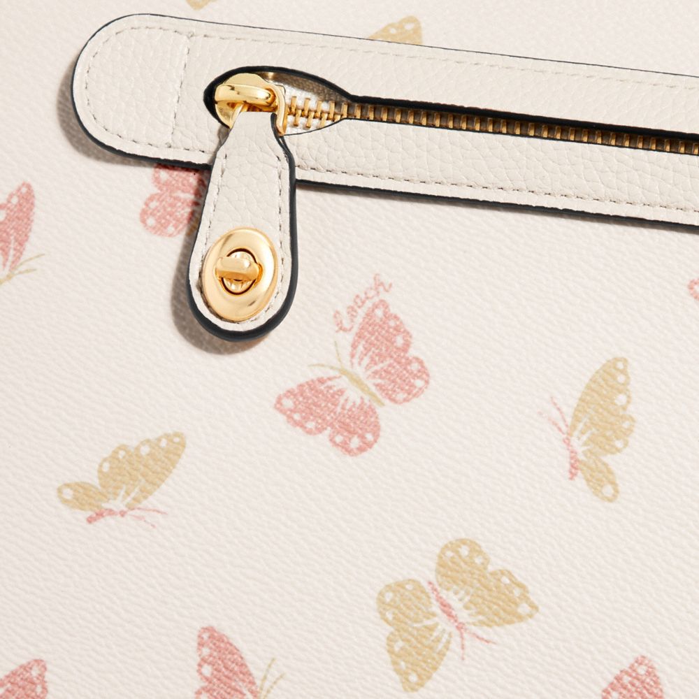 coach butterfly print taylor tote