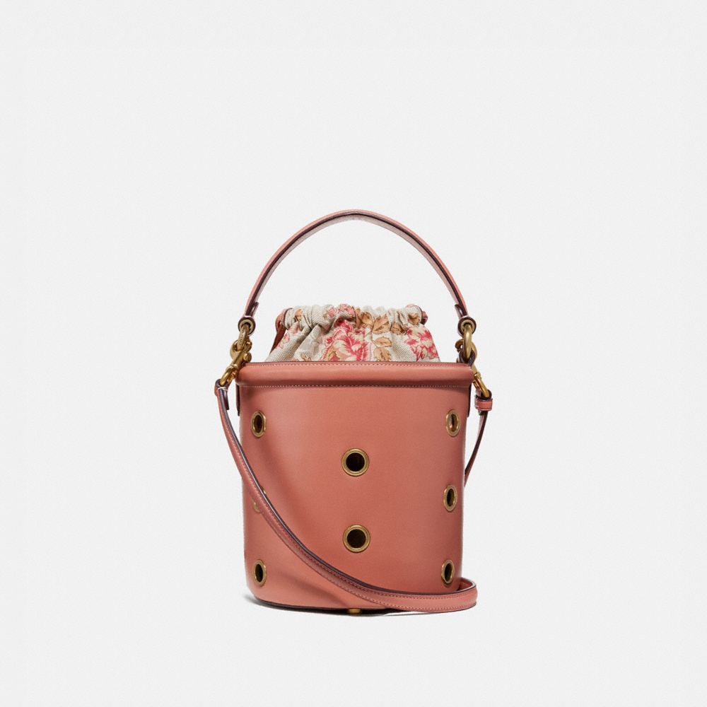 coach drawstring bucket bag