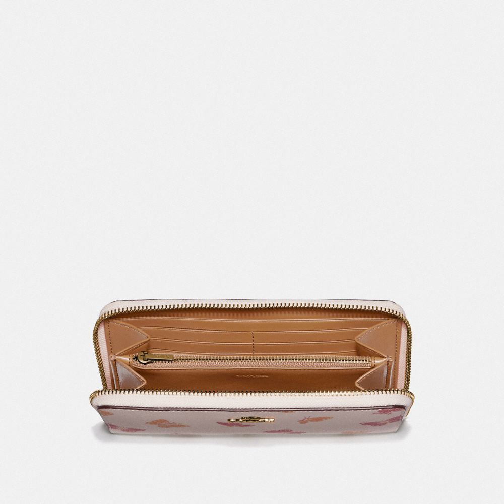 gold coach wallet