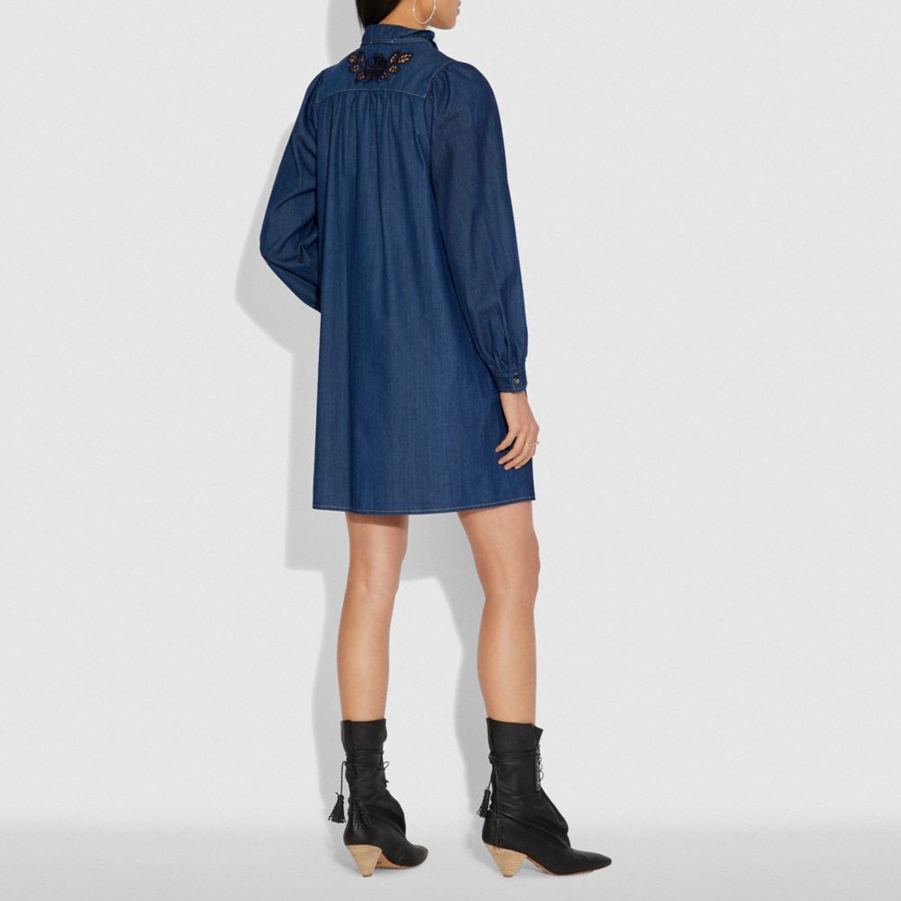 coach denim dress