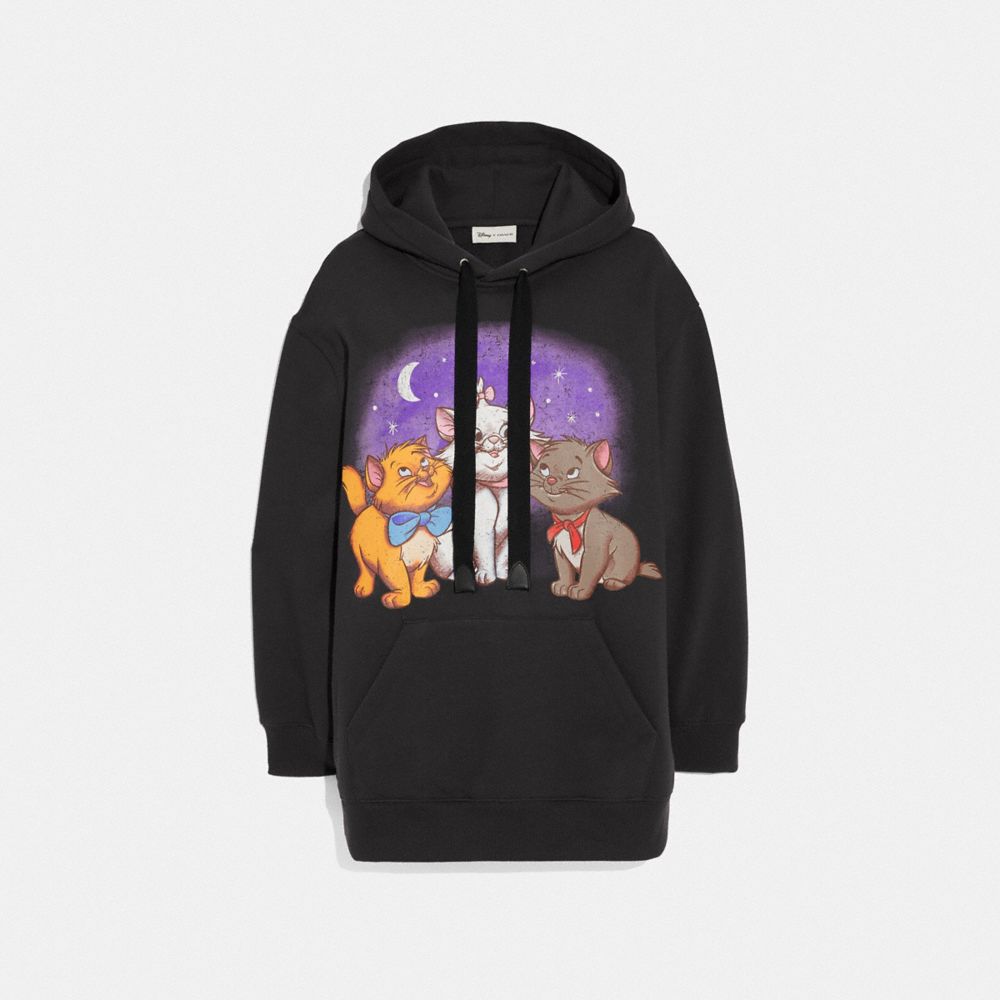 disney x coach aristocats oversized hoodie