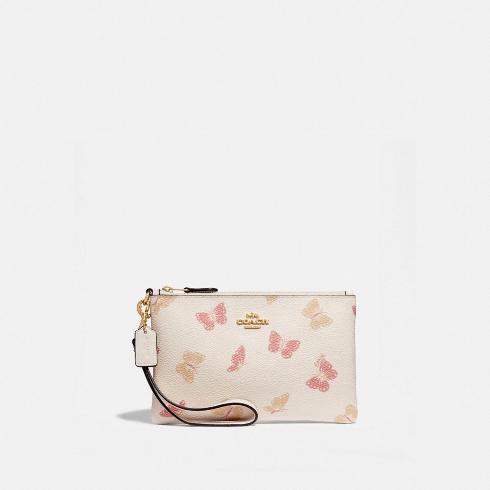 coach fabric wristlet