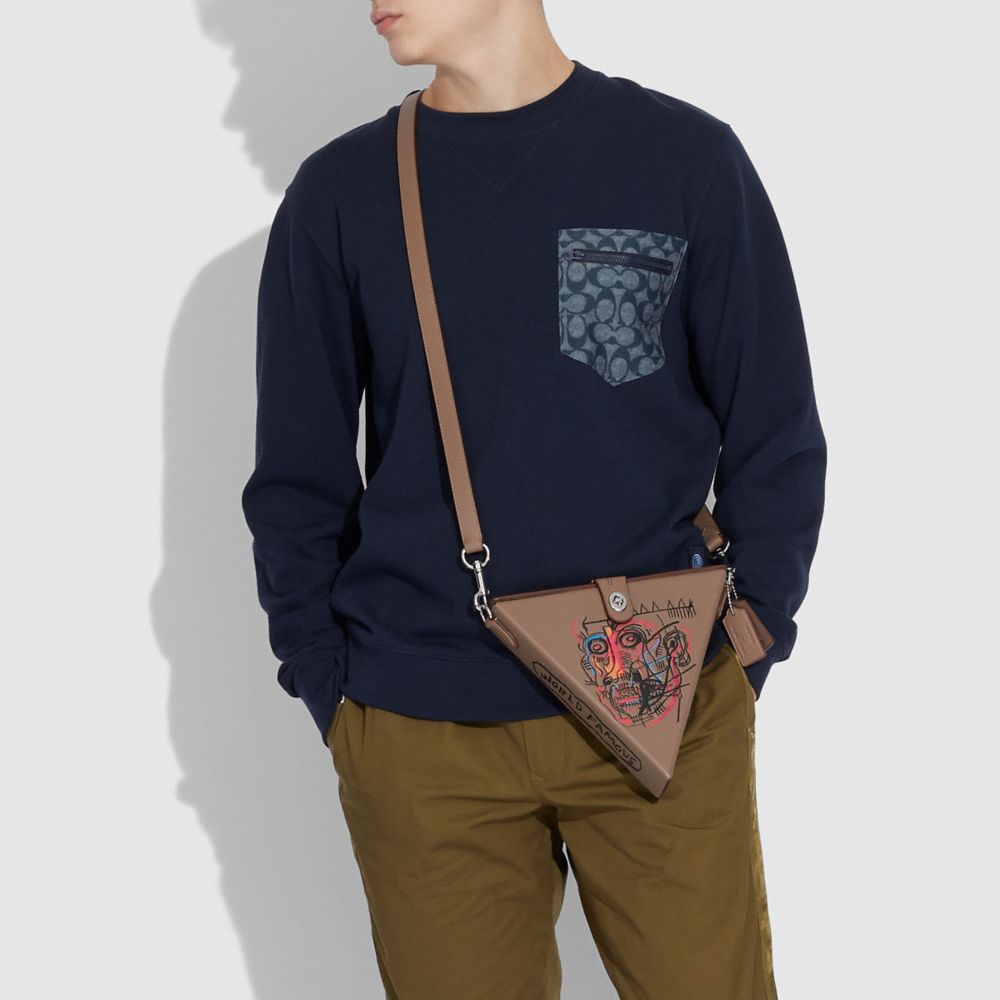 QA_AUTO Coach X Jean Michel Basquiat Triangle Bag 24, 0I/Elm, Product
