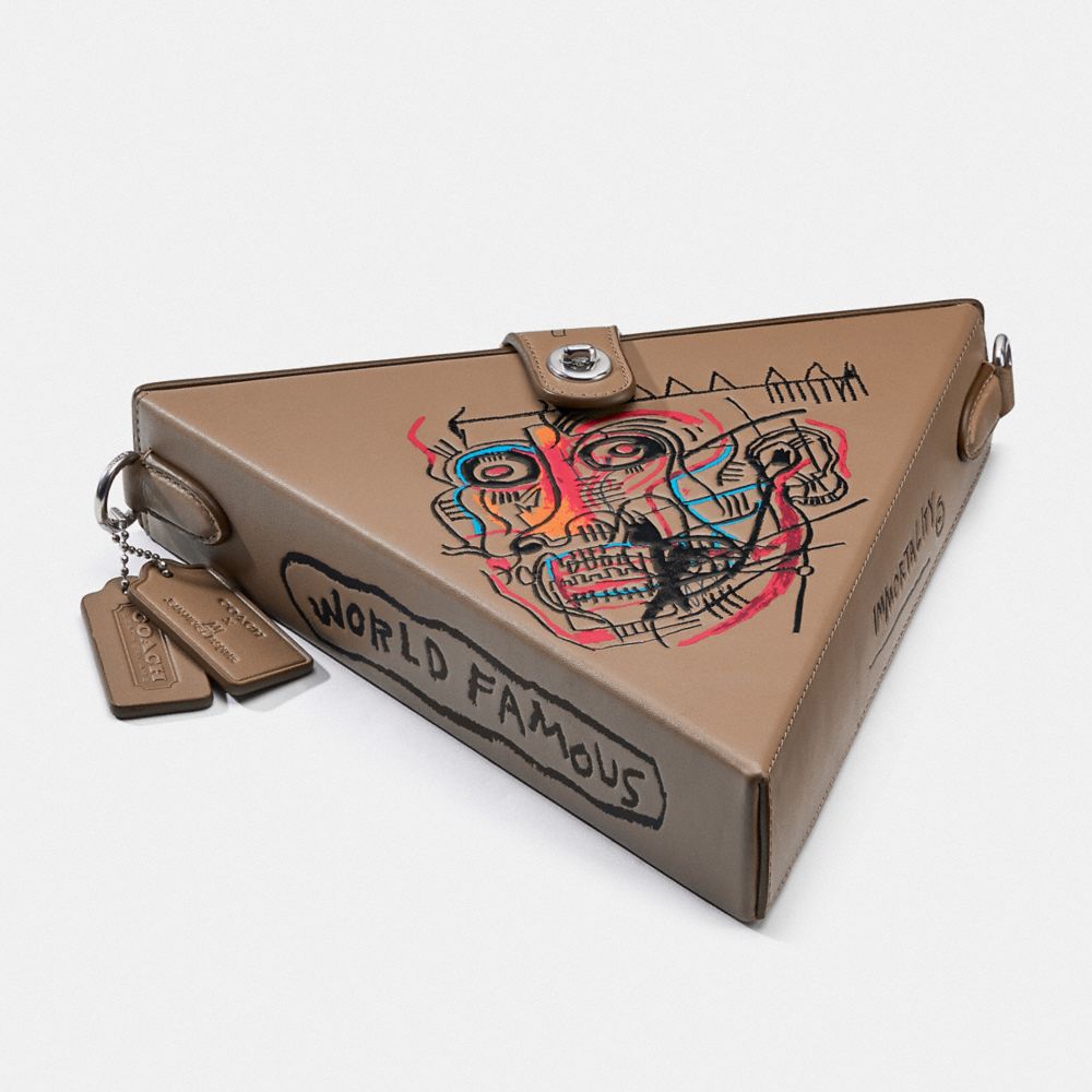 QA_AUTO Coach X Jean Michel Basquiat Triangle Bag 24, 0I/Elm, Product