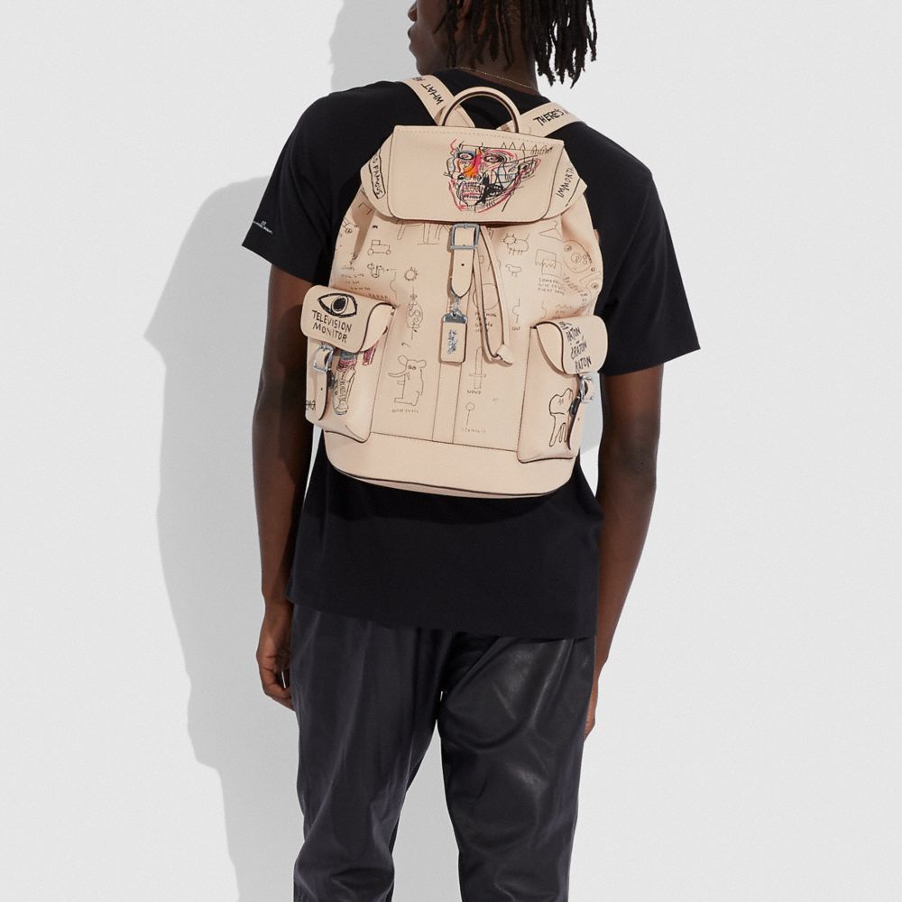 COACH X JEAN-MICHEL BASQUIAT WELLS BACKPACK - Alternate View 3