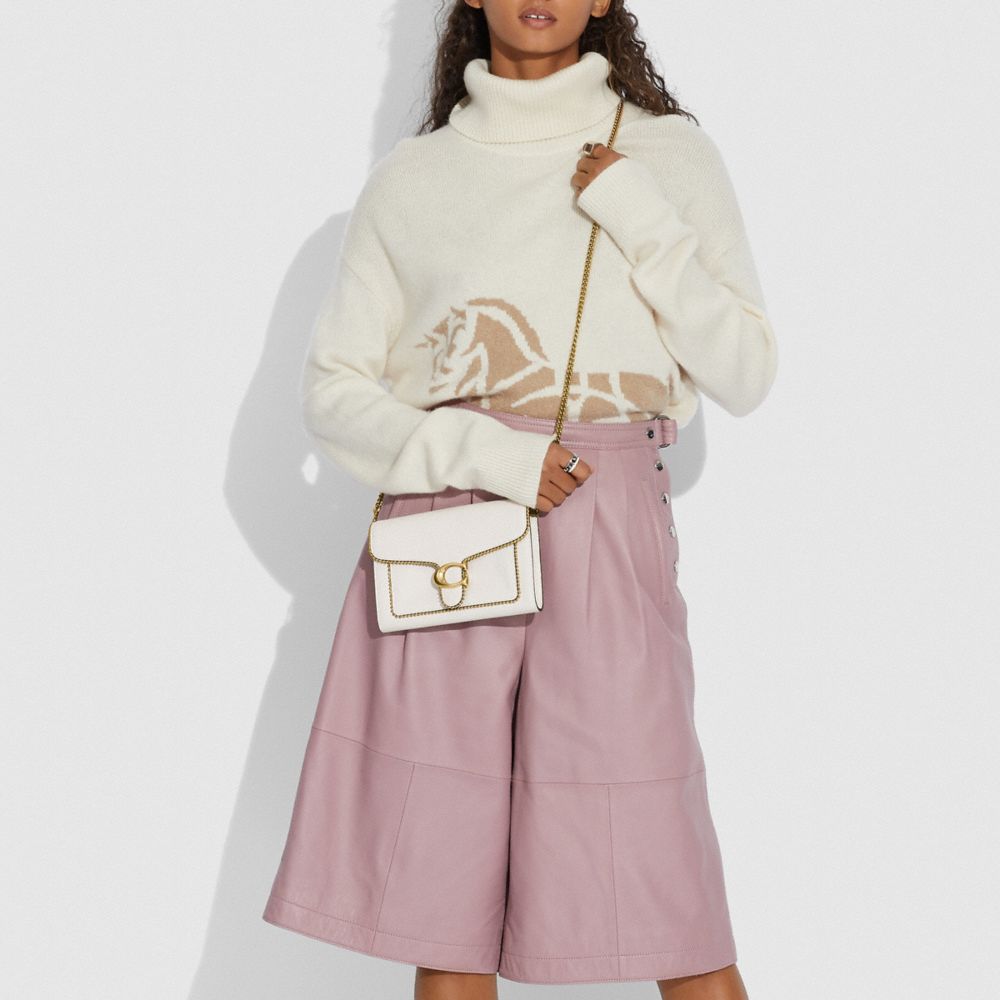 TABBY CHAIN CLUTCH WITH BEADCHAIN - Alternate View 3