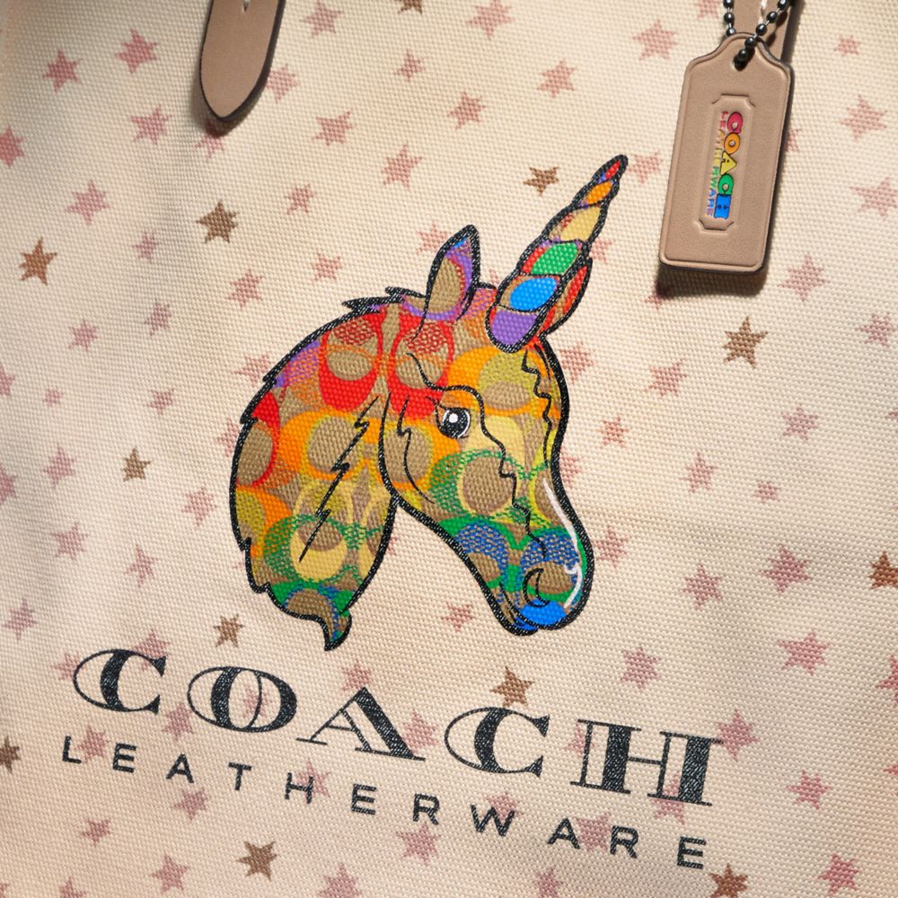 coach unicorn tote