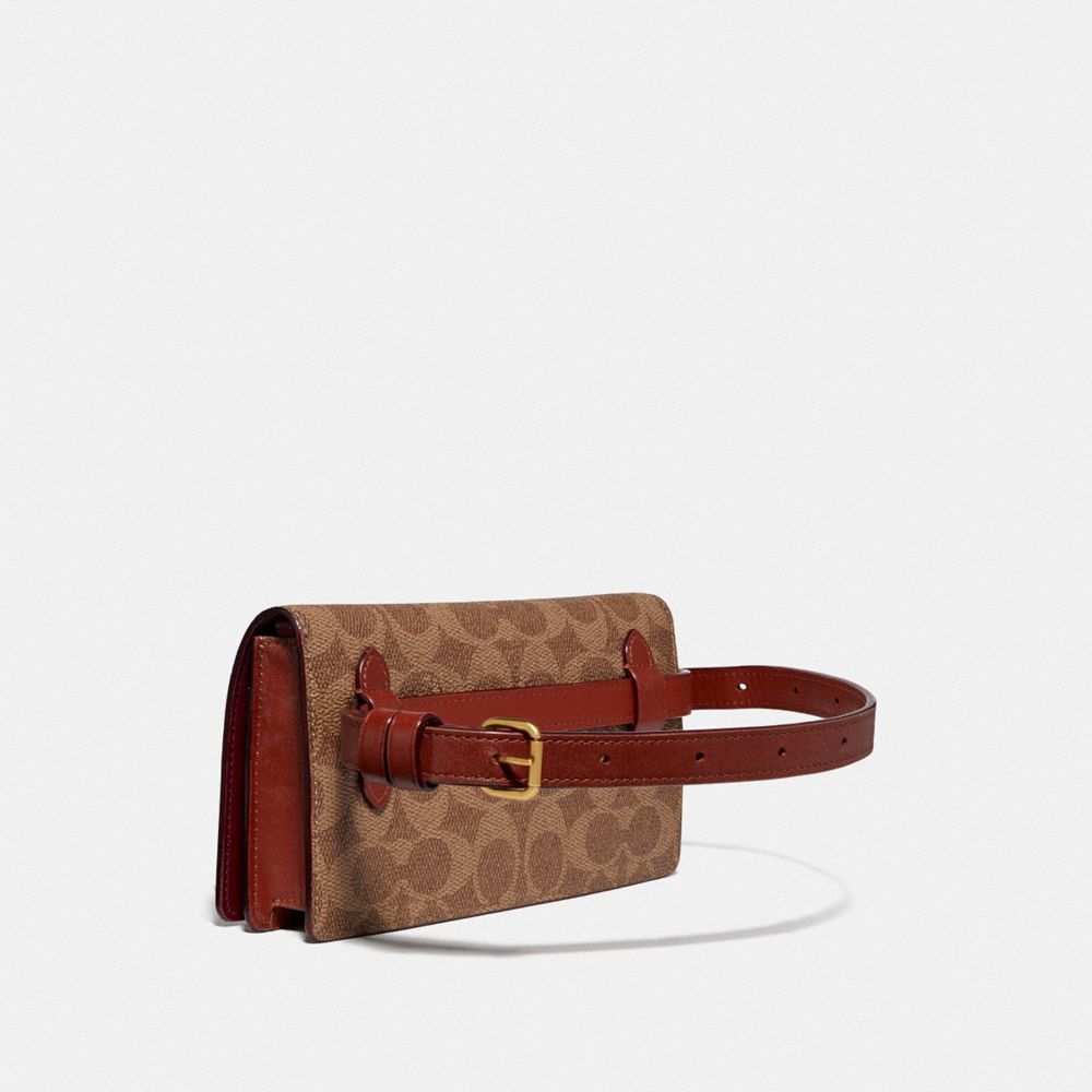 COACH Convertible Belt Bag In Colorblock Signature Canvas