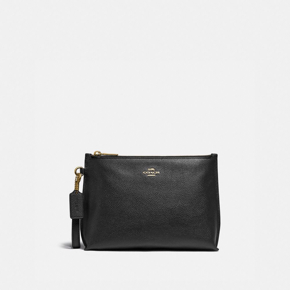 black pouch purse