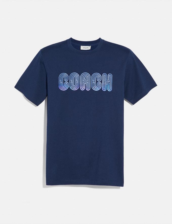 COACH: Embroidered Print T-shirt