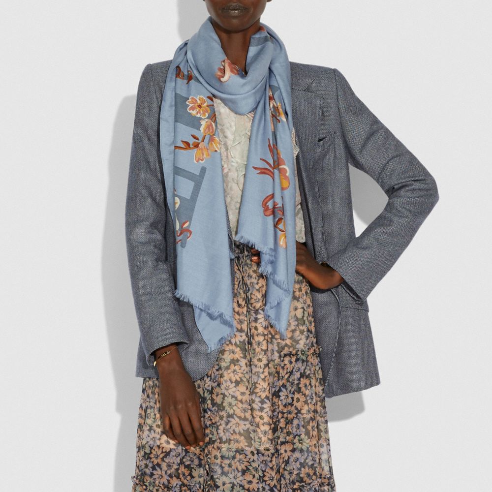 coach floral bow print