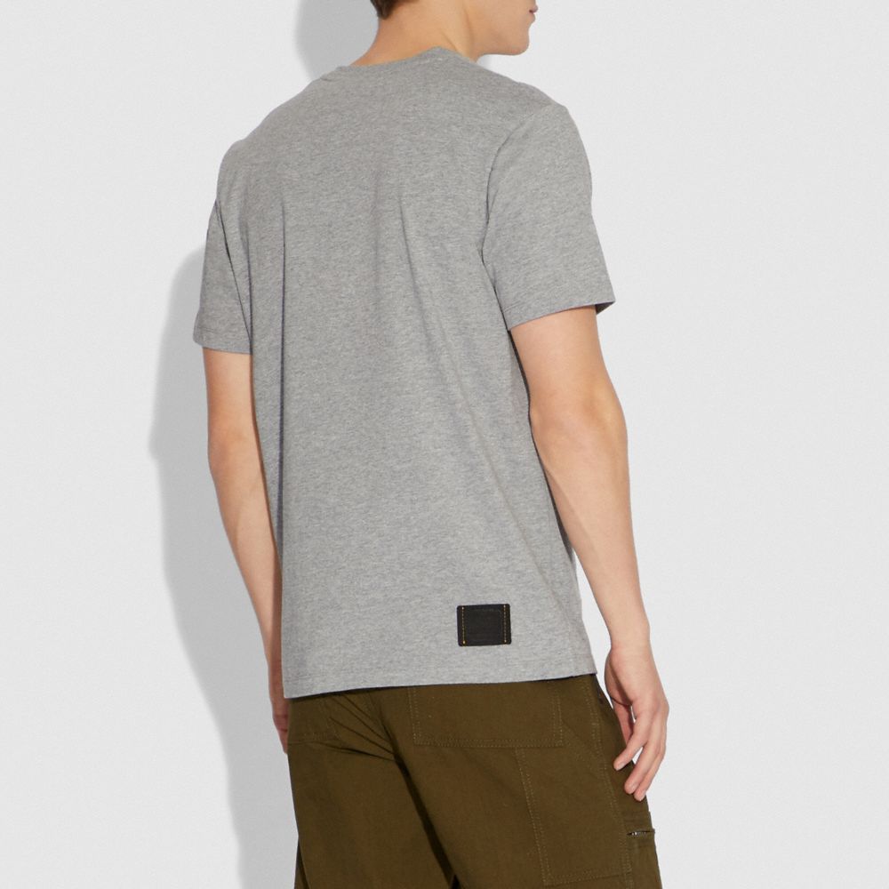 COACH Embroidered Print Tshirt