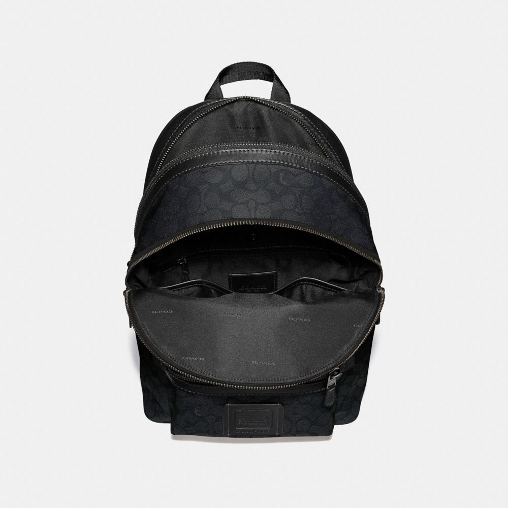 coach academy backpack in signature canvas