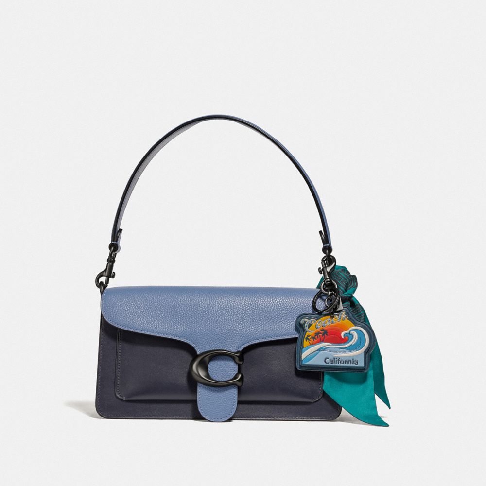 Tabby Shoulder Bag 26 in Colorblock With Snakeskin Detail COACH