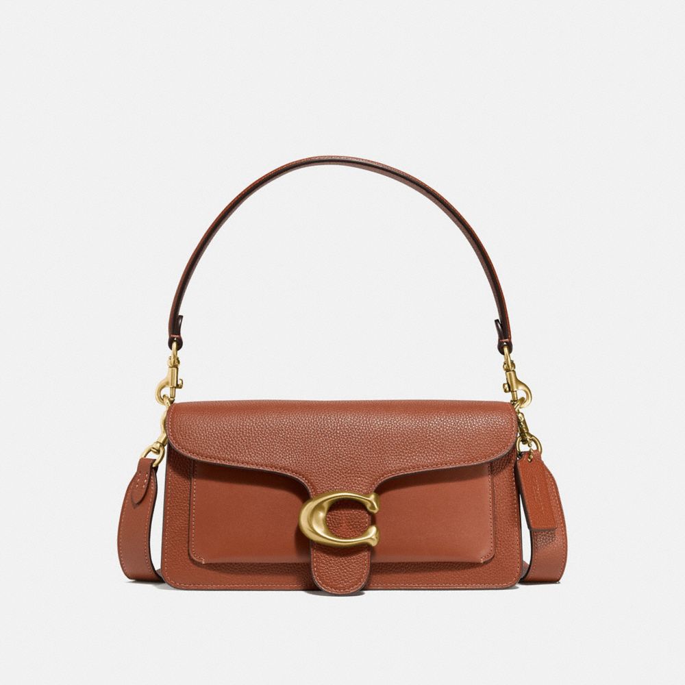 coach tabby leather shoulder bag