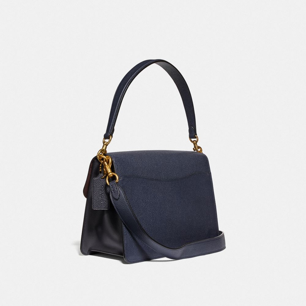 coach navy blue handbag