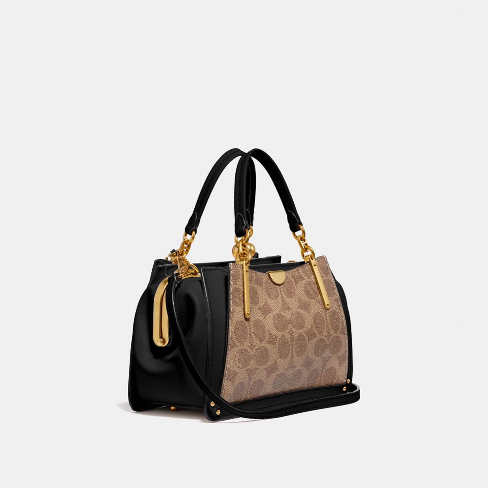 coach kisslock satchel