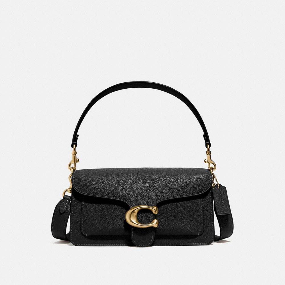 all black shoulder bag