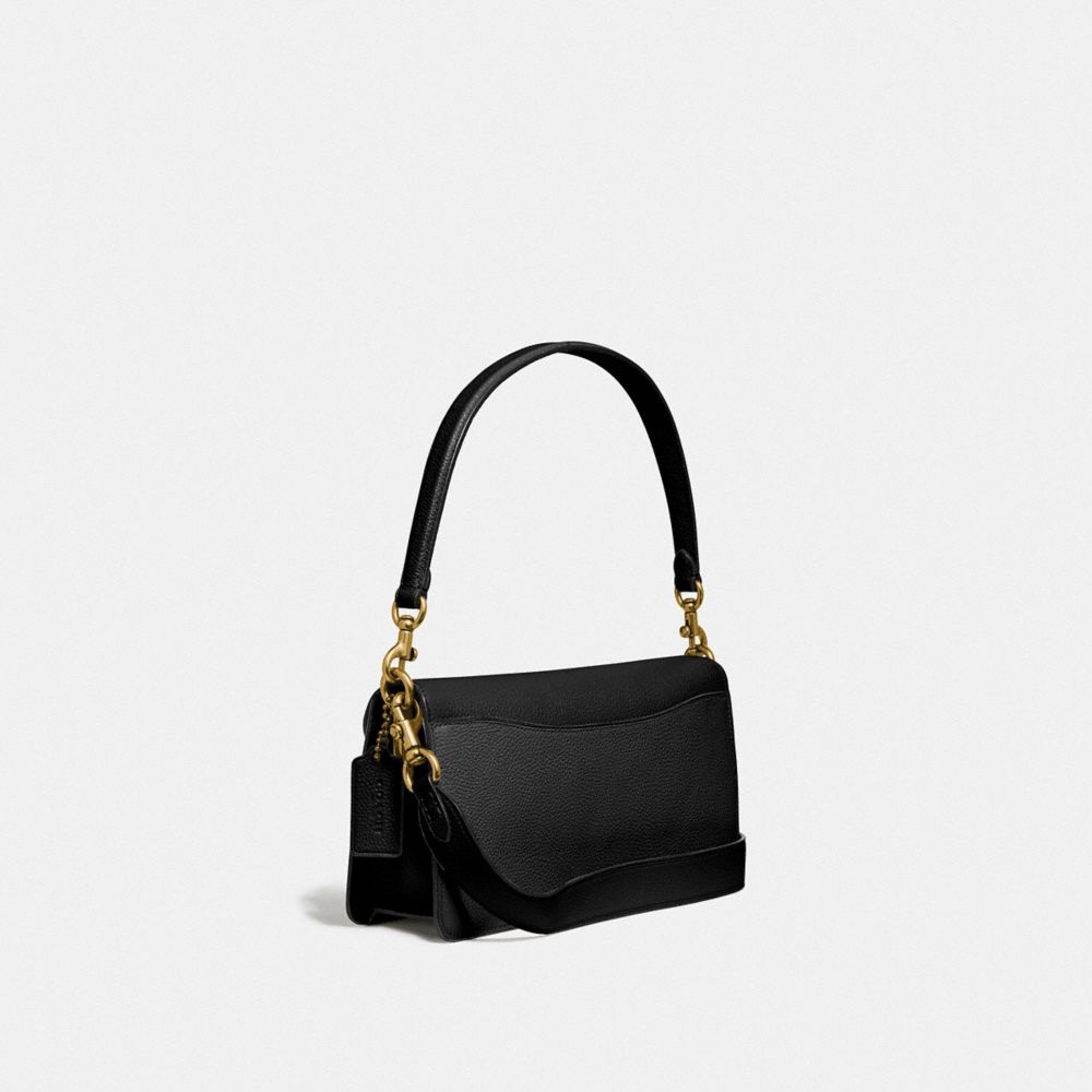 all black shoulder bag