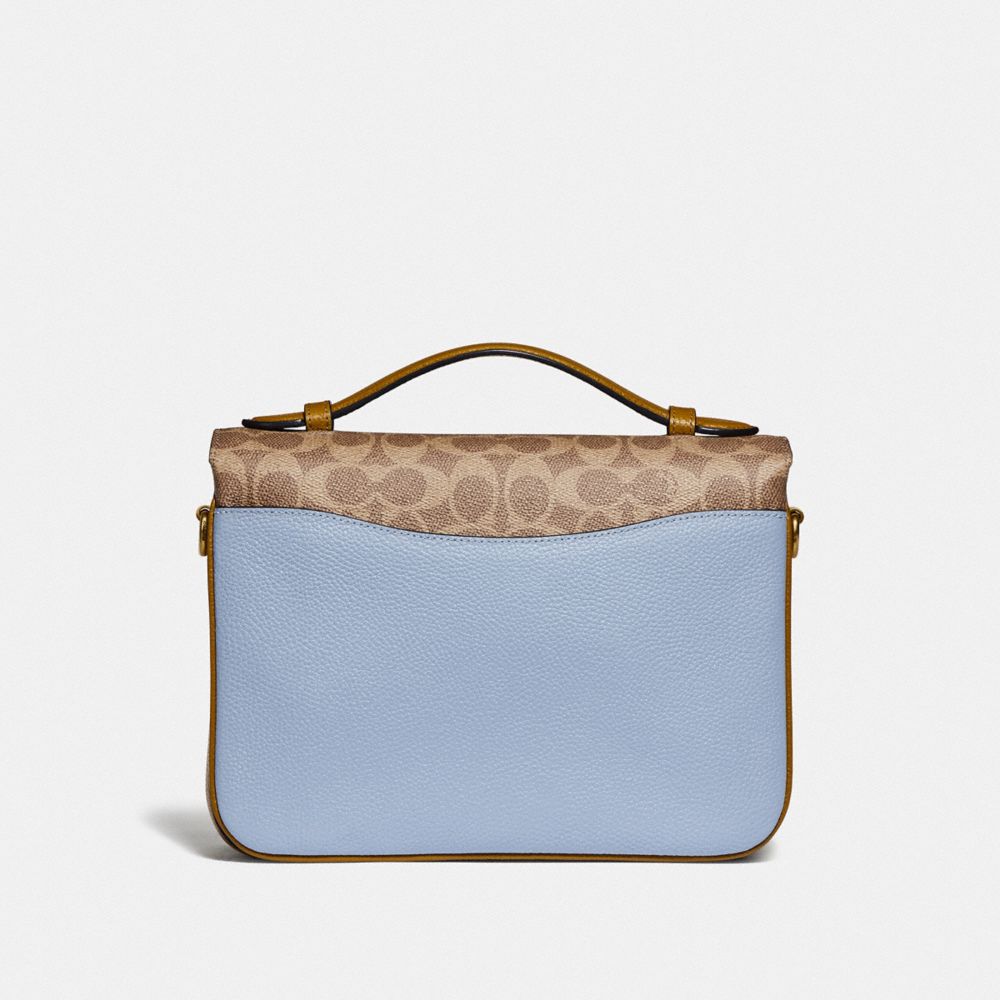 Cassie Crossbody With Signature Canvas Blocking COACH