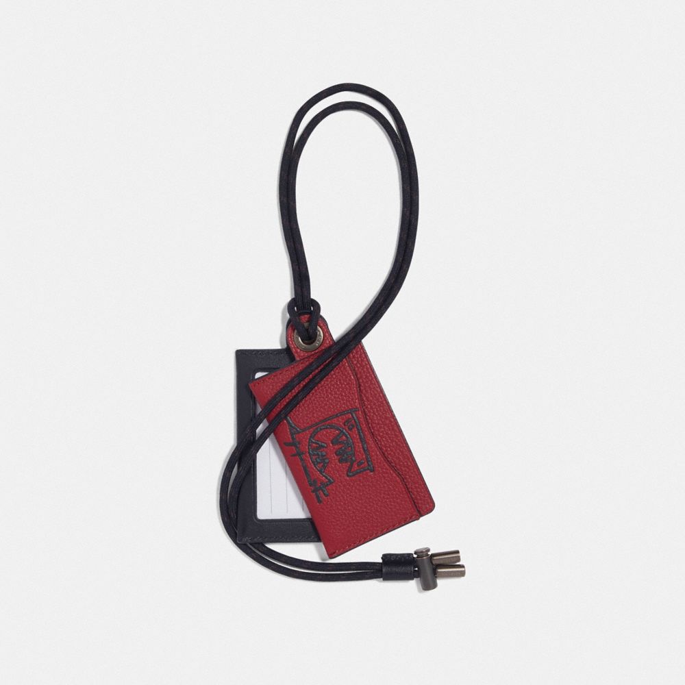 COACH Id Lanyard Card Case With Rexy By Guang Yu