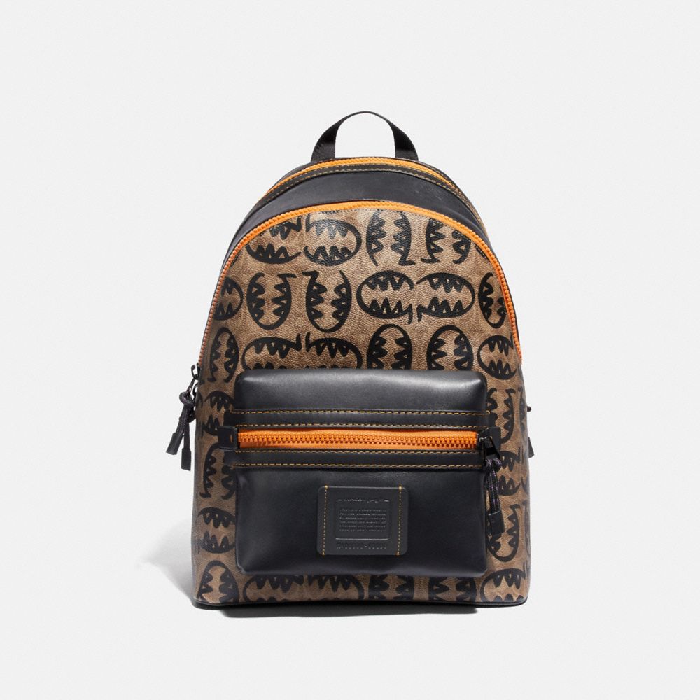 academy backpack in signature canvas with rexy