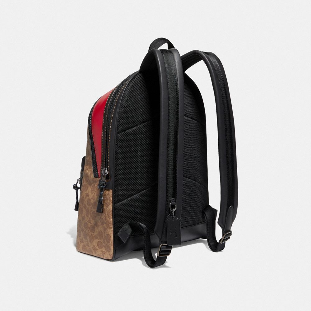 Academy Backpack in Signature Canvas With Rexy by Sui Jianguo COACH