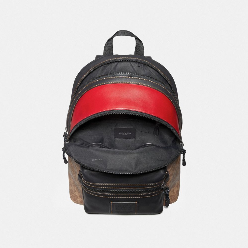 Academy Backpack in Signature Canvas With Rexy by Sui Jianguo COACH