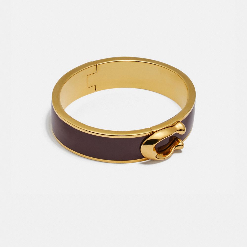 SIGNATURE LARGE HINGED BANGLE