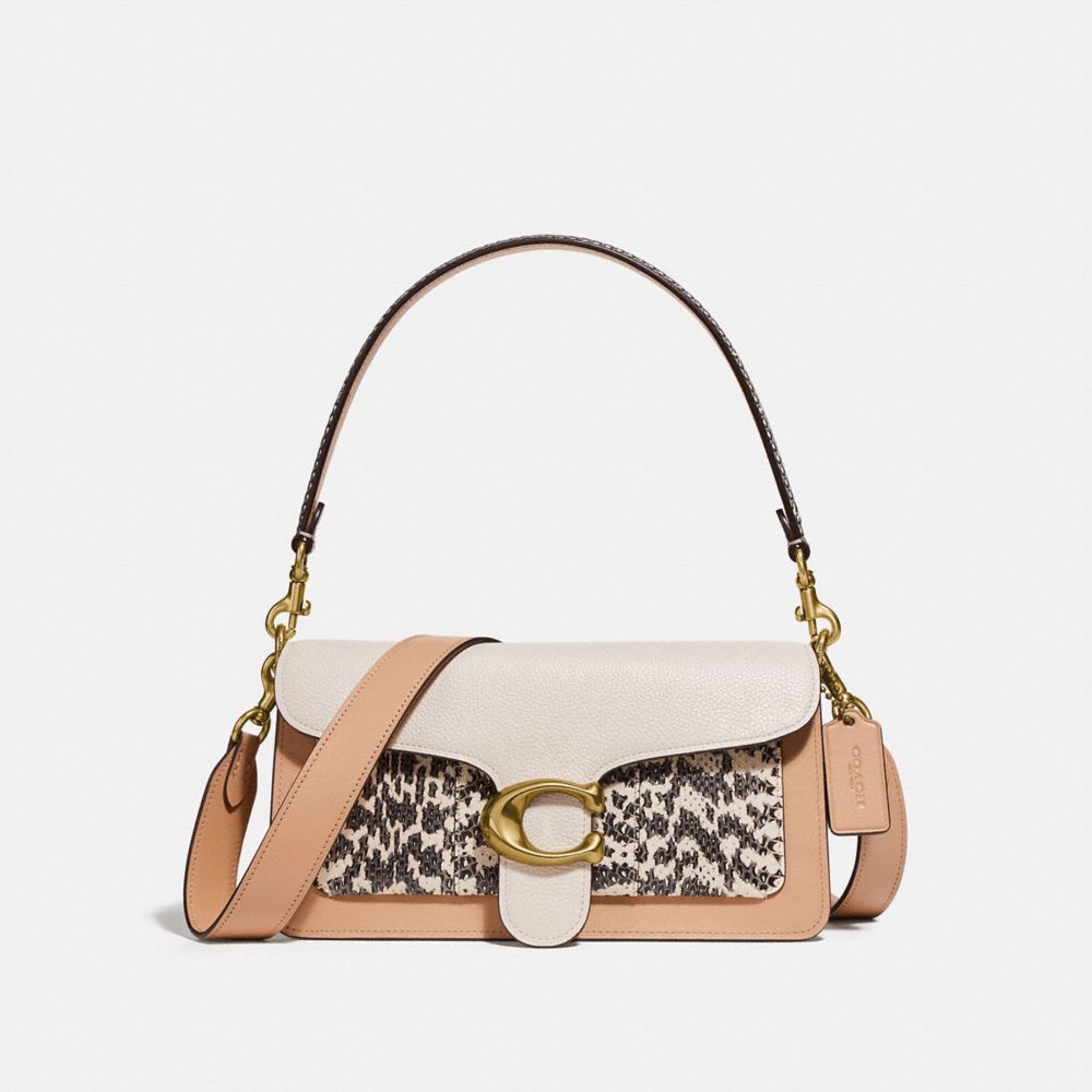 coach beige shoulder bag