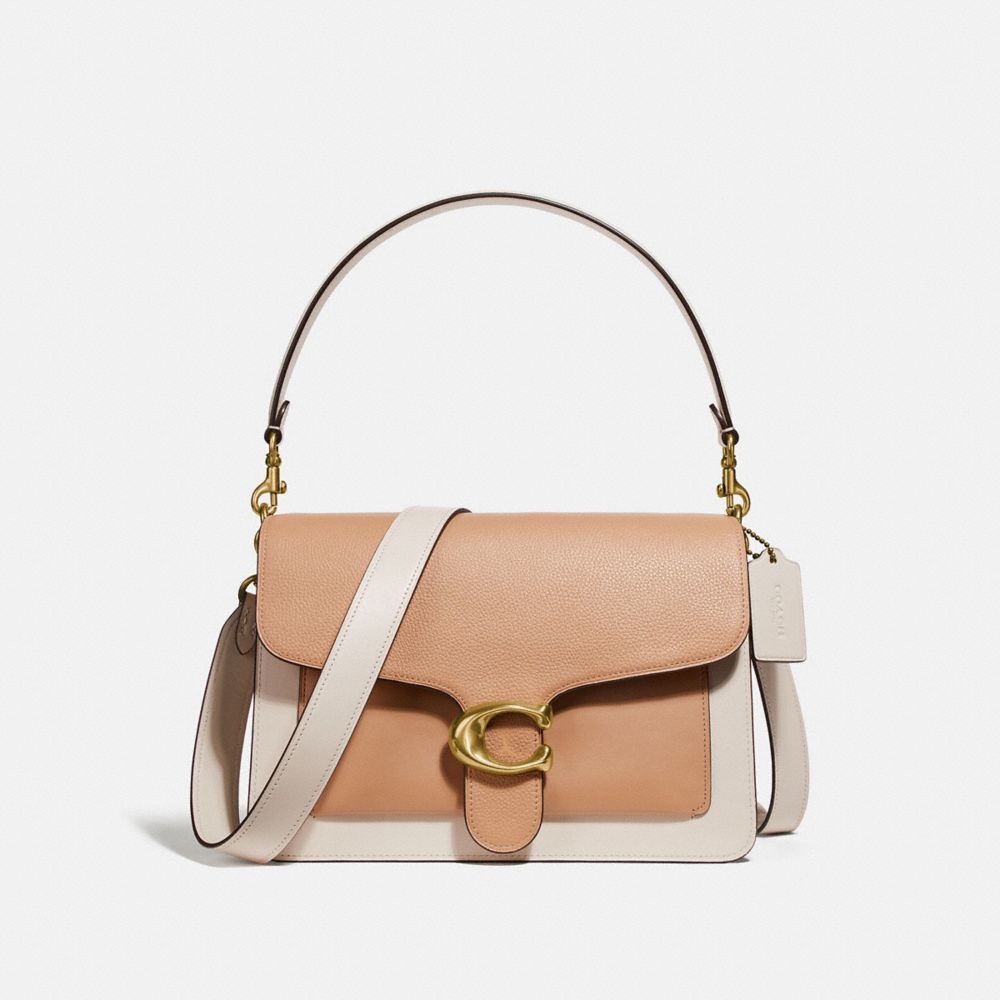 coach beige shoulder bag