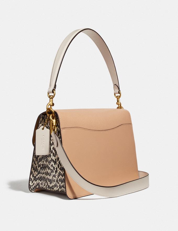 Tabby Shoulder Bag in Colorblock With Snakeskin Detail | COACH