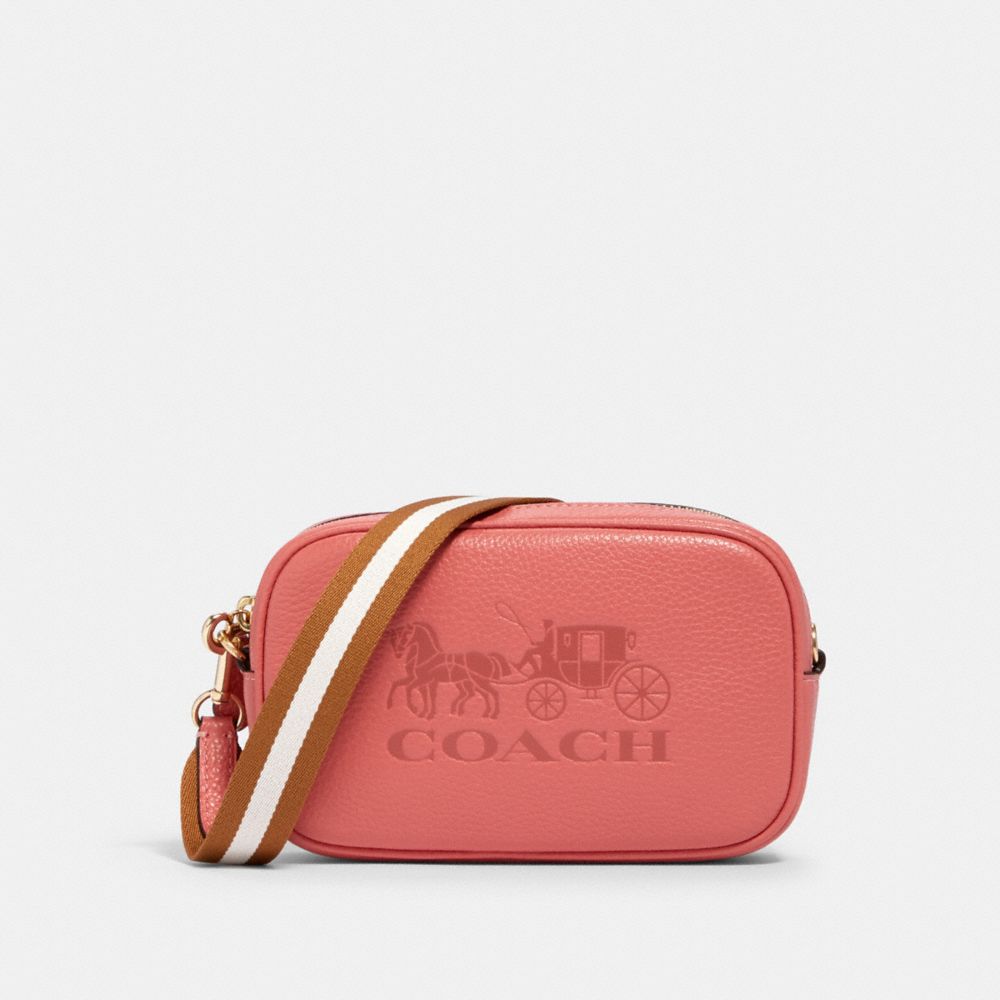 coach pink belt bag